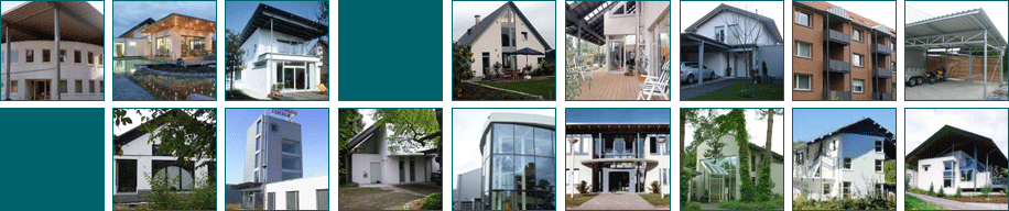 Banner mit aktuellen Projekten des Ingenieurbüros